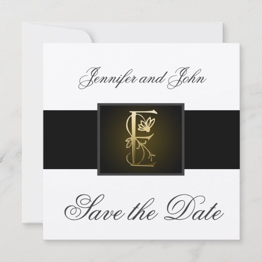 Faire-part de mariage à l'occasion de la date de s (Devant)