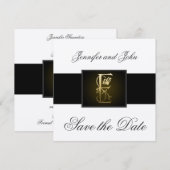 Faire-part de mariage à l'occasion de la date de s (Devant / Derrière)