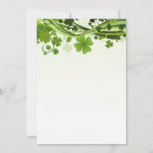 Faire-part de mariage à l'occasion de la Saint-Pat (Dos)