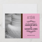 Faire-part de mariage à l'occasion de la Saint-Val (Devant / Derrière)