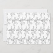 Faire-part de mariage à main botanique (Dos)