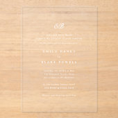 Faire-part de mariage à Marseille (Recto)