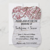 Faire-part de mariage à moitié mélange (Devant)