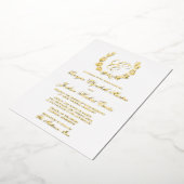 Faire-part de mariage à monogramme (Rotation)
