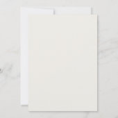 Faire-part de mariage à monogramme avec arceau de (Dos)