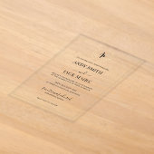 Faire-Part de Mariage à Monogramme avec Bordure Do (Poser)