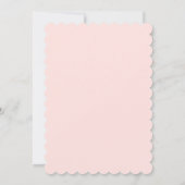Faire-part de mariage à monogramme avec un script (Dos)