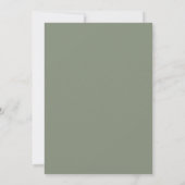 Faire-part de mariage à monogramme de citrouille v (Dos)