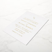 Faire-part de mariage à monogramme diagonal modern (Rotation)