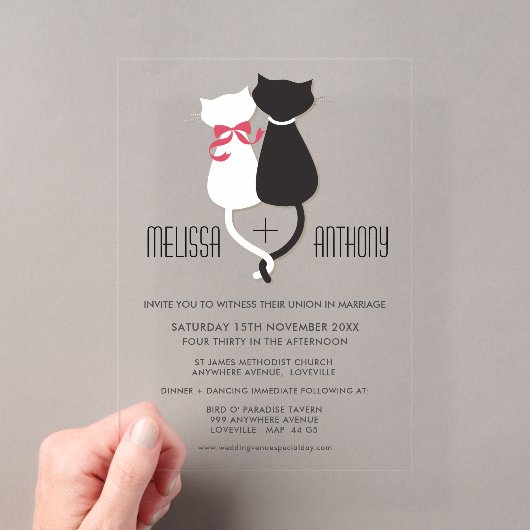 Faire-part de mariage à monogramme pour un couple (In situ (ordinateur de poche))