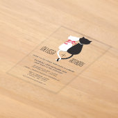 Faire-part de mariage à monogramme pour un couple (Poser)