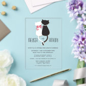 Faire-part de mariage à monogramme pour un couple (Insitu (Mariage))