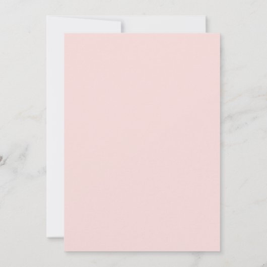 Faire-part de mariage à papillon floral (Dos)