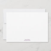 Faire-part de mariage à papillon gris de baies de  (Dos)