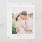 Faire-part de mariage à Paros Grèce à l'aquarelle (Dos)