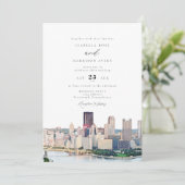 Faire-part de mariage à Pittsburgh Pennsylvanie su (Debout devant)