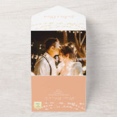 Faire-part de mariage à pointes avec voyants à cha (Dehors)