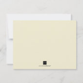 Faire-part de mariage à points pastel écru enregis (Dos)