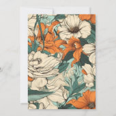 Faire-part de mariage à ressort rétro (Dos)