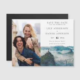 Faire-part de mariage à Rio de Janeiro avec photo