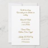 Faire-part de mariage à save the date avec dentell (Dos)