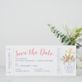 Faire-Part de Mariage à save the Date de Yacht Clu (Debout devant)