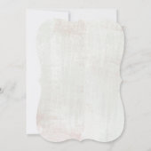 Faire-part de mariage à texture d'or rustique Rose (Dos)