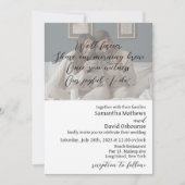 Faire-part de mariage à thème Café (Devant)