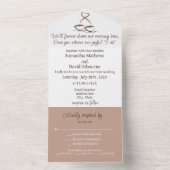 Faire-part de mariage à thème Café (À l'intérieur)