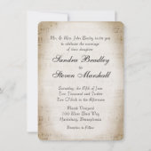 Faire-part de mariage à thème de la musique de feu (Devant)