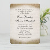 Faire-part de mariage à thème de la musique de feu (Debout devant)