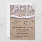 Faire-part de mariage à thème décontracté Beach (Devant)