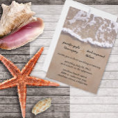 Faire-part de mariage à thème décontracté Beach
