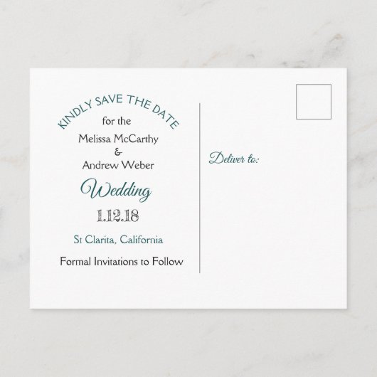 Faire-Part de Mariage à Thème Mandala (Dos)