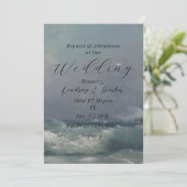 Faire-part de mariage à thème océanique (Debout devant)