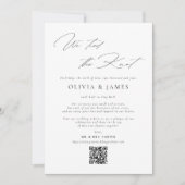 Faire-part de mariage à typographie minimaliste mo (Devant)