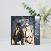 faire-part de mariage à vapeur (Debout devant)