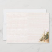 Faire-part de mariage à venir Barge dans les dunes (Dos)