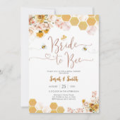 Faire-part de mariage abeille (Devant)