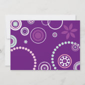 FAIRE-PART DE MARIAGE ABSTRAIT DOTS ABSTRAIT (Dos)