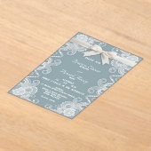 Faire-part de mariage acrylique au ruban et au gel (Poser)