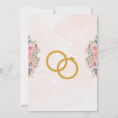 Faire-part de mariage acrylique, Élégant Mariage v (Dos)