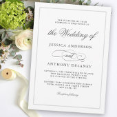 Faire-Part de Mariage Affaire Simplement Élégante