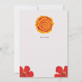 Faire-part de mariage africain Save The Date (Dos)