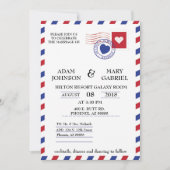Faire-part de mariage Airmail (Devant)