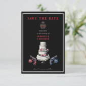 Faire-Part de Mariage Alternative Gothique Occiden (Debout devant)