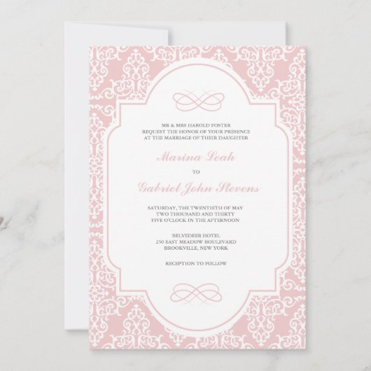 Faire-Part de Mariage Amour Véritable (Devant)
