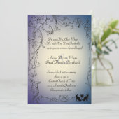 Faire-part de mariage Amoureux de les chats (Debout devant)