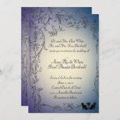 Faire-part de mariage Amoureux de les chats (Devant / Derrière)