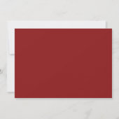 Faire-part de mariage Anneaux de mariage Rose roug (Dos)